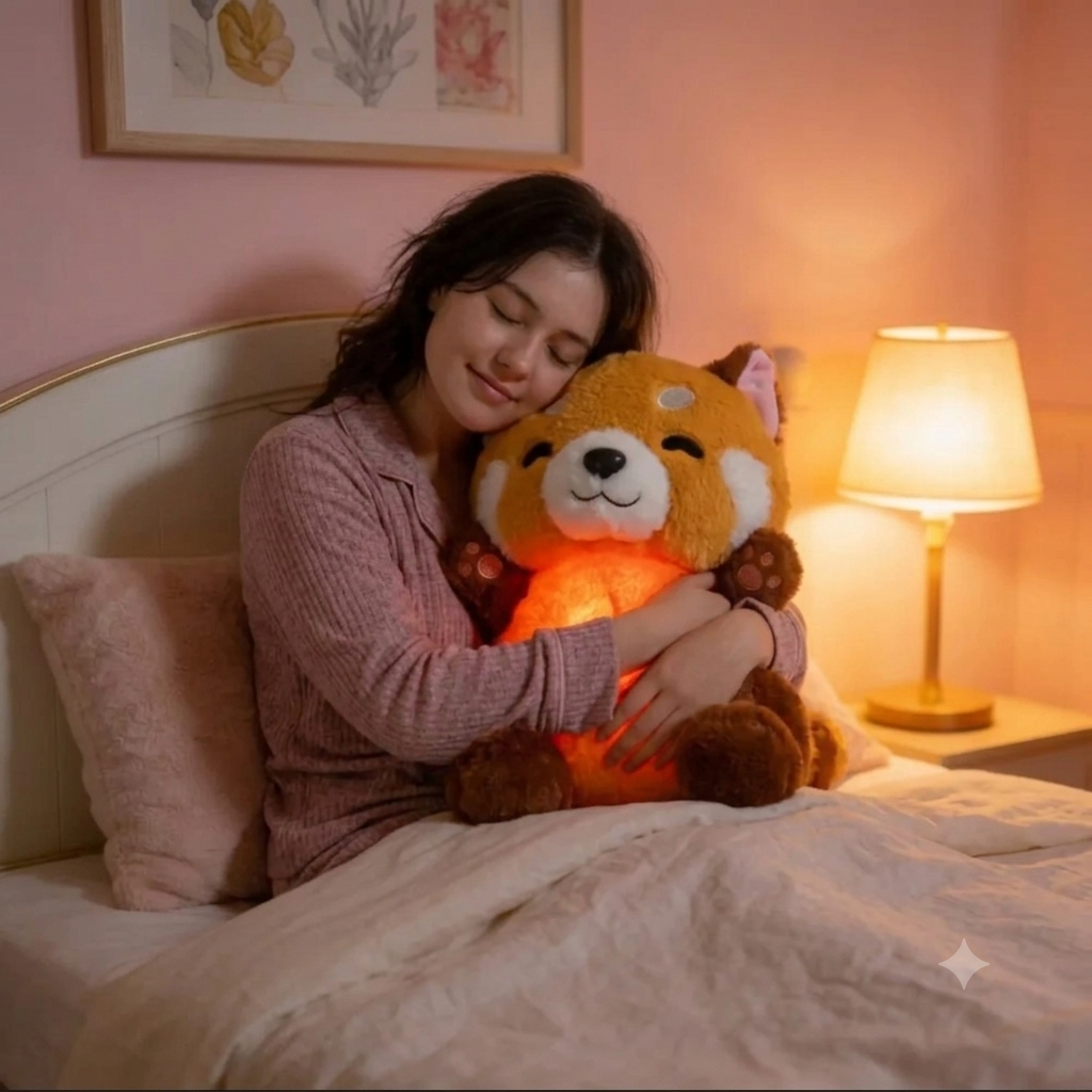 Peluche de Panda Rojo Anti Estrés