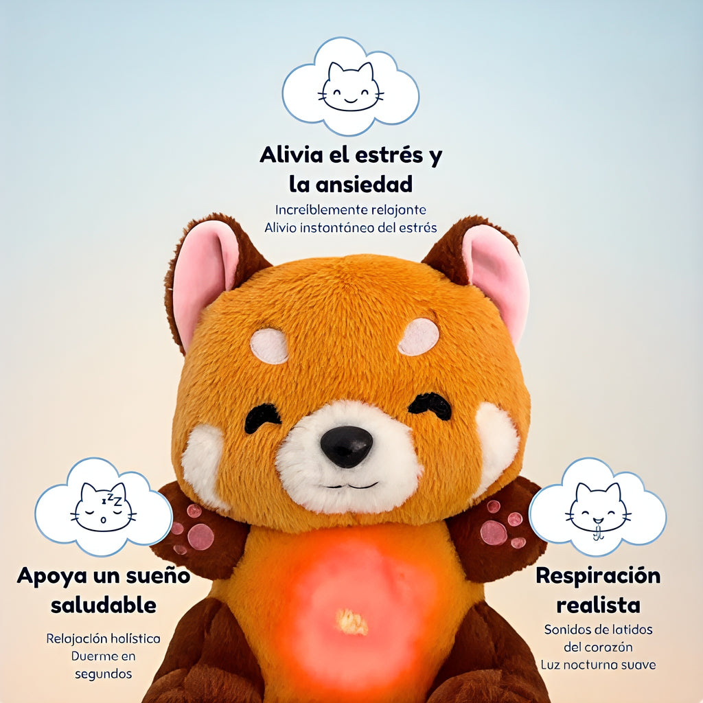 Peluche de Panda Rojo Anti Estrés